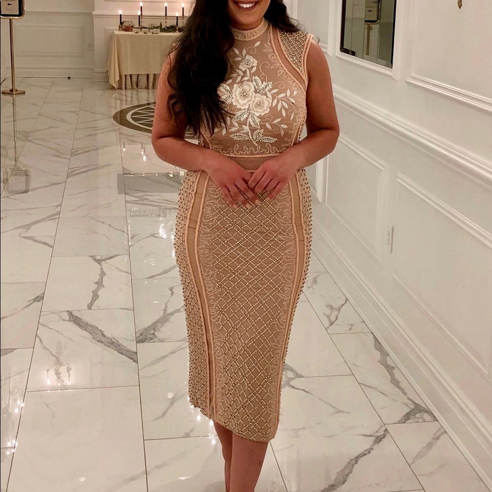 PORTIA & SCARLETT BALMAIN ANKLE LENGTH DRESS